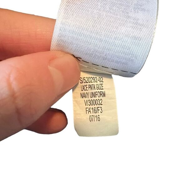 3 for $30! Gap navy long sleeve blouse - Picture 5 of 9